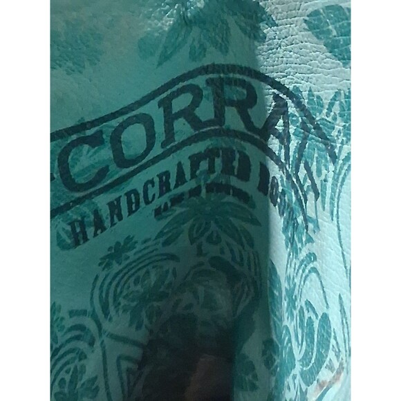 Corral Orix Glittered Inlay and Studs Western Boots Womens Size 10 M Square Toe - Picture 11 of 12